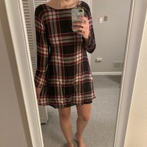 Loft plaid dress